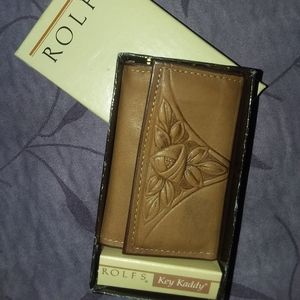 Genuine vintage ROLFS press lock key kaddy